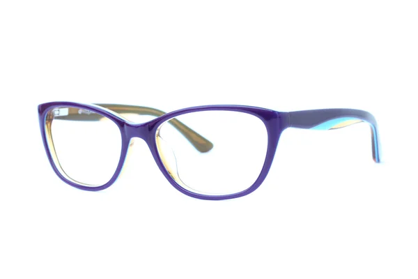पांढरा पार्श्वभूमीवर फ्रेम चष्मा प्रतिमा . — स्टॉक फोटो, इमेज