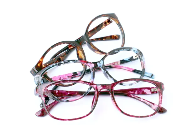 Immagine di occhiale cornice su sfondo bianco . — Foto Stock