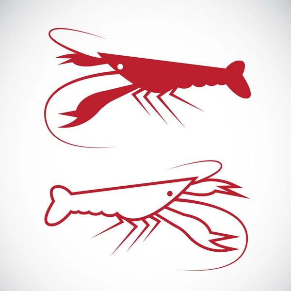 Imagem vetorial de um desenho de lagosta sobre fundo branco., Lagosta — Vetor de Stock