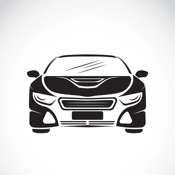 Imagen vectorial de un diseño de coche sobre fondo blanco, Vector coche lo — Vector de stock