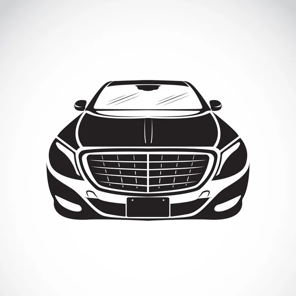 Image vectorielle d'une conception de voiture sur fond blanc, Voiture vectorielle lo — Image vectorielle