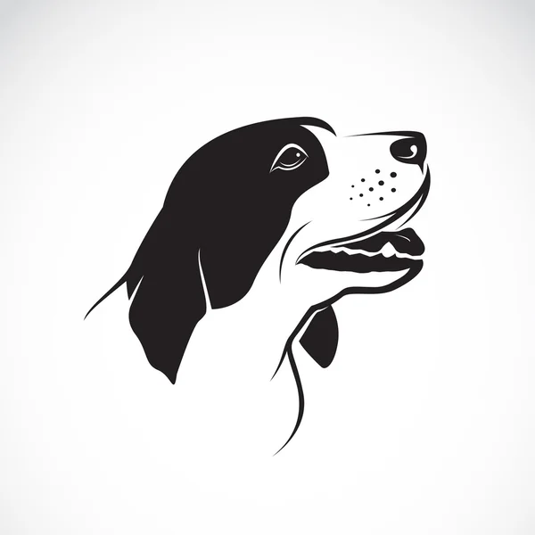 白い背景の犬のベクトル画像 — ストックベクタ