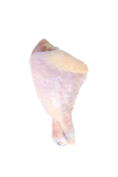 Imagem da baqueta de frango em um fundo branco — Fotografia de Stock