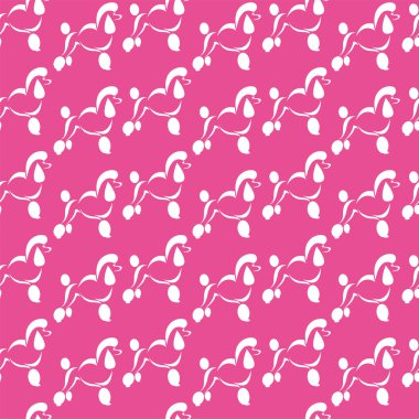 Köpek fino köpeği vektör arka plan sanat tasarlamak kumaş ve dekor. Se