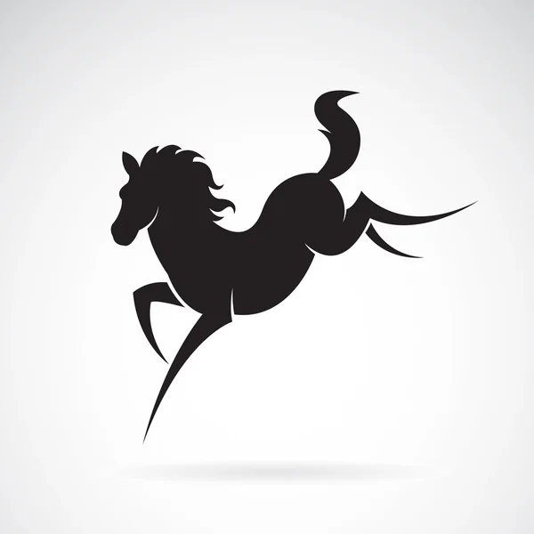 Imagen vectorial de un diseño de caballo sobre fondo blanco — Vector de stock