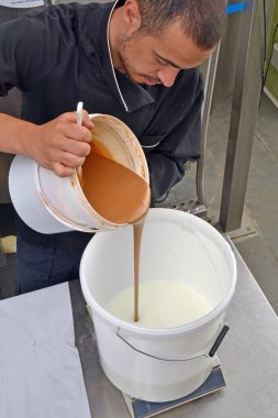 Beyaz peynir hazırlamak yemek