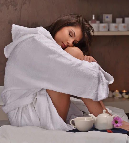 Woman after body treatment spa. — Stock Photo, Image