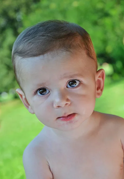 Schattig schattige kleine jongen — Stockfoto