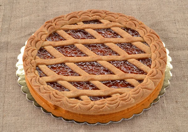 Bolo de doce de pêssego — Fotografia de Stock