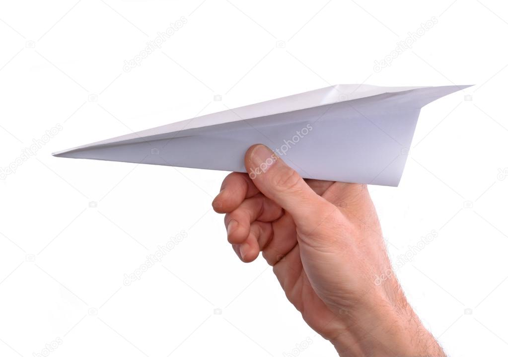 hand throwing plane