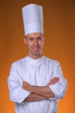 Mutlu pişirmek portre