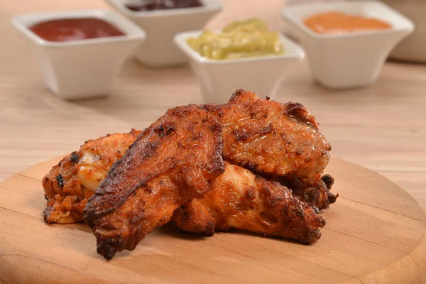 Alitas de pollo frito — Foto de Stock