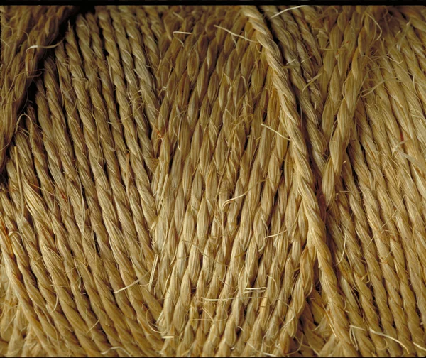Roll of brown rope — Stock Photo, Image