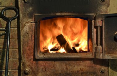 Geleneksel bir fırın ekmek yemek pişirmek için