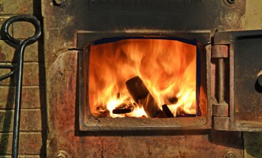 Geleneksel bir fırın ekmek yemek pişirmek için