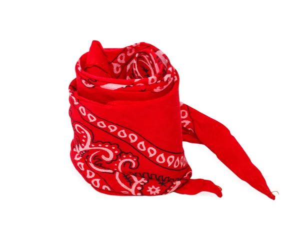Kroucená červený šátek — Stock fotografie