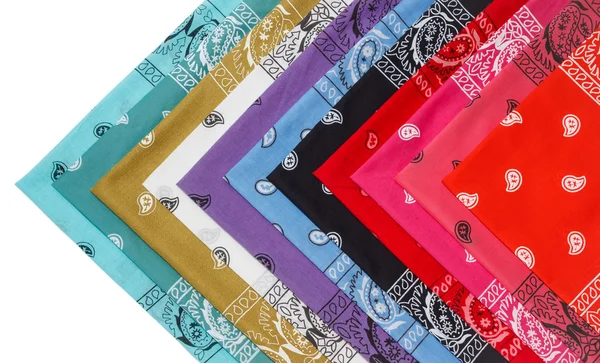 Bandana colorida isolada — Fotografia de Stock