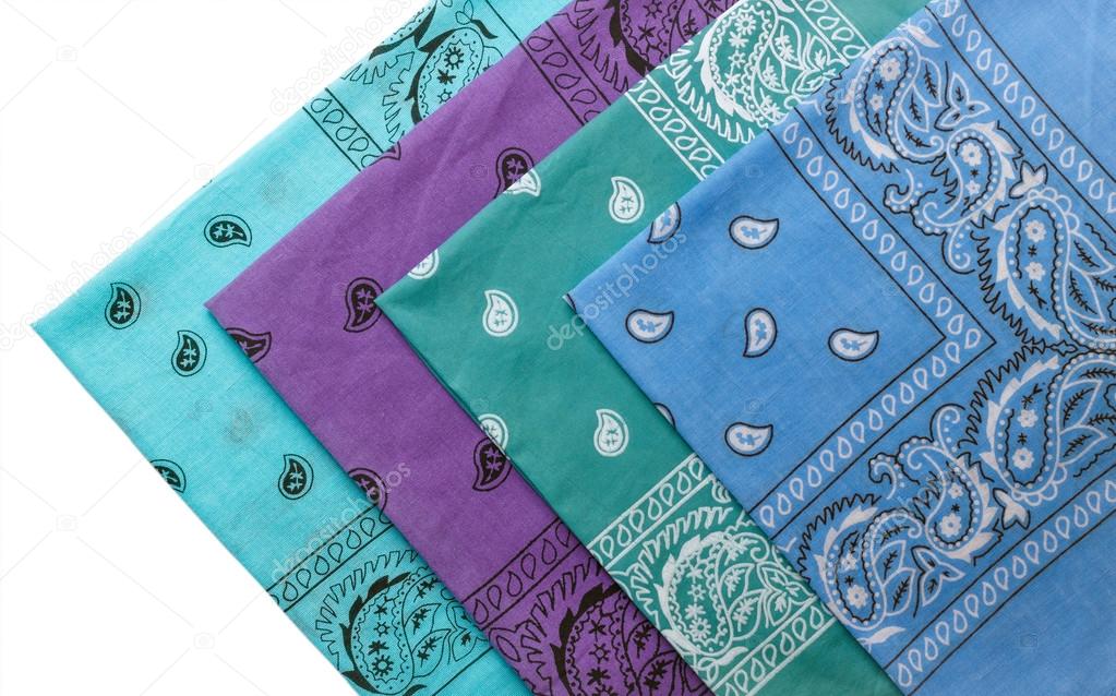 Blue group bandanas