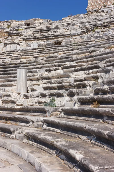 Assentos no anfiteatro Miletus — Fotografia de Stock