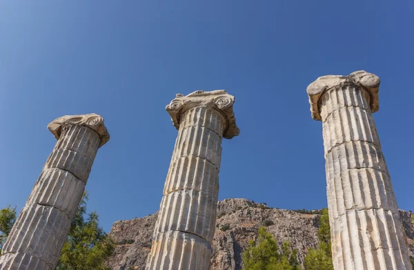 Athena templo colunas — Fotografia de Stock