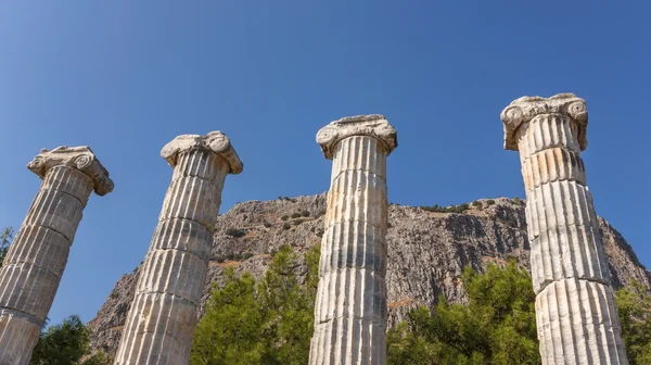 Columns in Athena temple — Stock Photo, Image