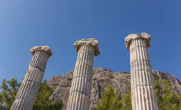 Colunas de templo Athena — Fotografia de Stock