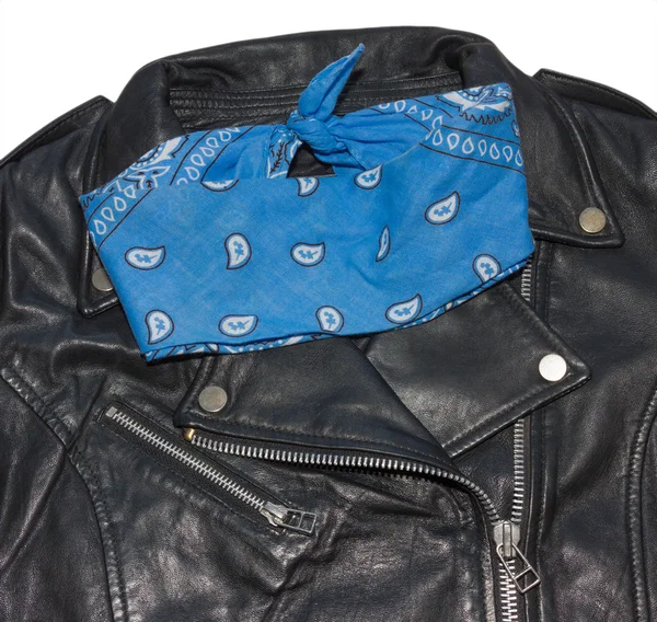 Rocker deri ceket — Stok fotoğraf