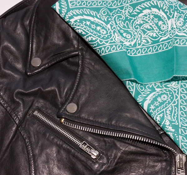 Rocker leather jacket 1 — Stock Photo, Image