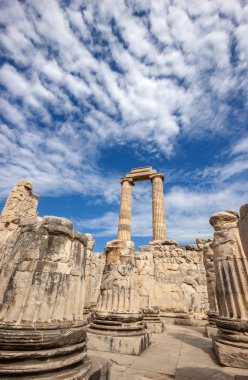 columns of Temple Apollo clipart