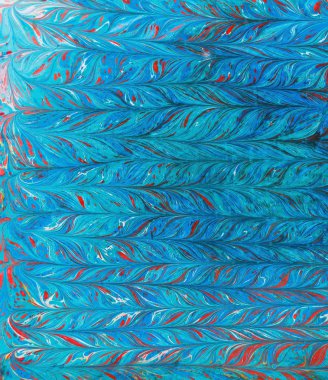Ebru mavi pigtails