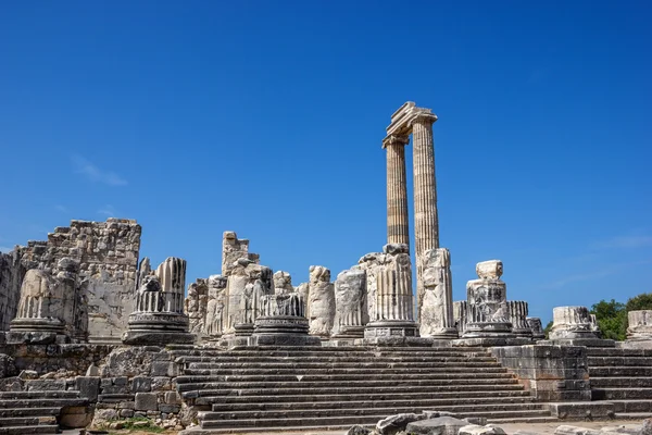 Didim Apollon Tapınağı görünümünü — Stok fotoğraf
