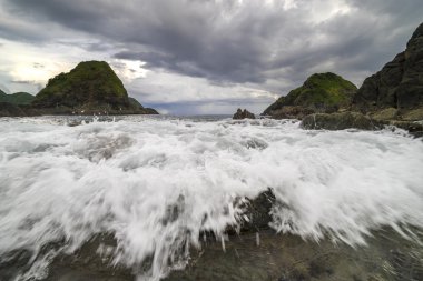 Dalga Lombok, Endonezya, plaj