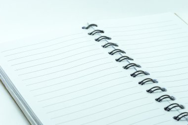 Eğitim konsepti ile beyaz kitap