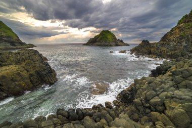 Rock Dağı'nda Lombok Beach, Endonezya