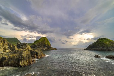 Lombok Beach, Endonezya, doğal kaya