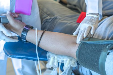 Tıbbi konseptli kan bağışı