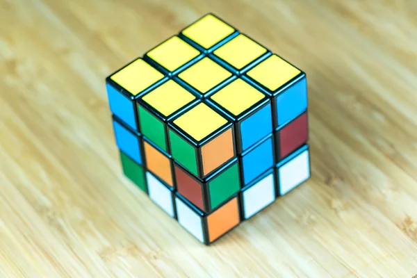 Selangor Malaysia Jun 2016 Rubik 3X3X3 Classic Cube White Background — Stock Photo, Image