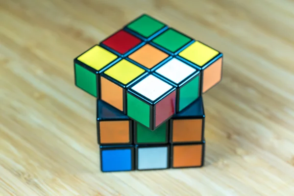 Selangor Malaysia Jun 2016 Rubik 3X3X3 Classic Cube White Background — Stock Photo, Image
