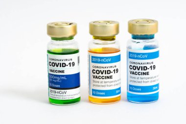 Sağlık hizmetleri konseptiyle Coronavirus aşısı.