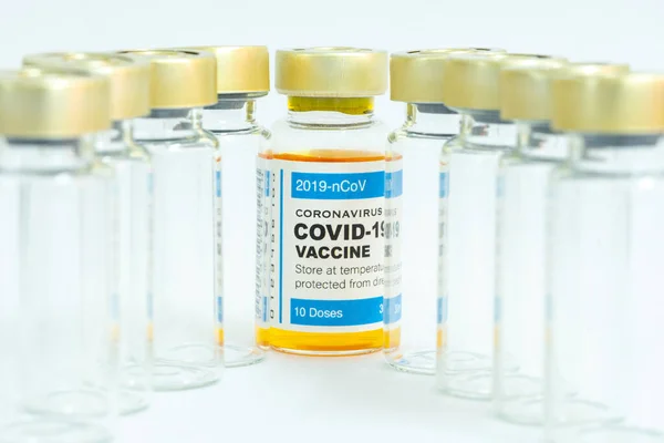 Coronavirus Vaccine Med Medicinsk Sundhedspleje Koncept - Stock-foto