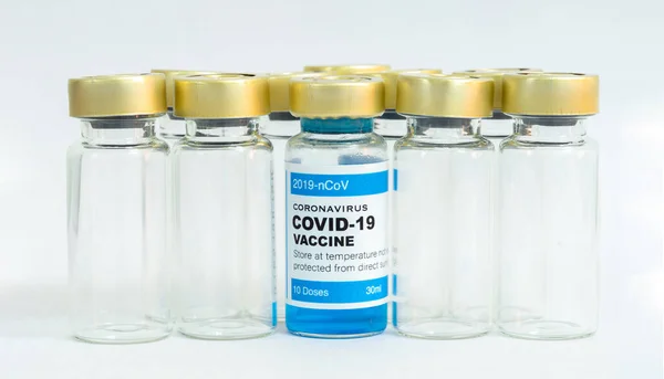 Coronavirus Vaccine Med Medicinsk Sundhedspleje Koncept - Stock-foto