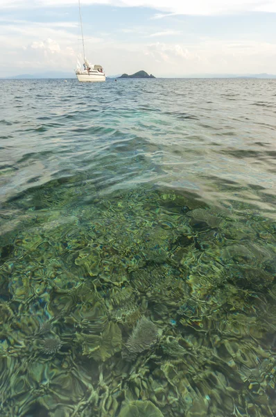 Agua clara y limpia — Foto de Stock