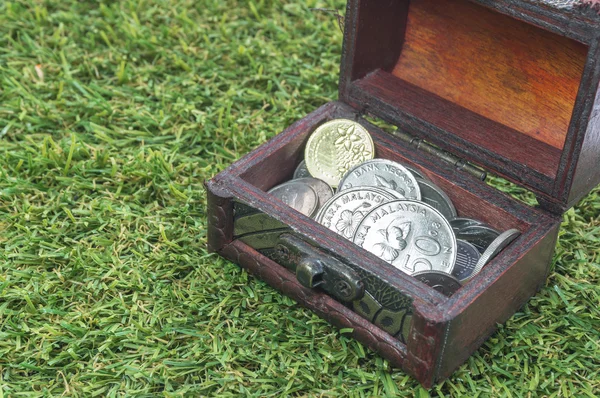 Coins macro — Stock Photo, Image