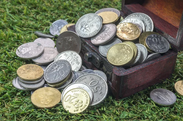 Coins macro — Stock Photo, Image