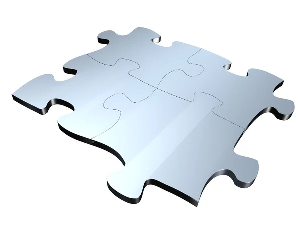 Concepto Jigsaw — Foto de Stock