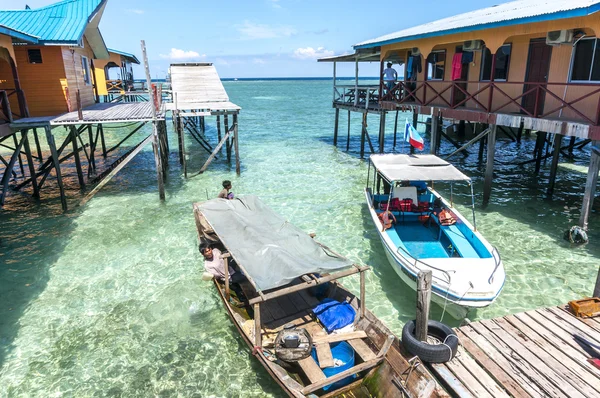 Pulau Mabul, Sabah, Malaysia — Stok Foto