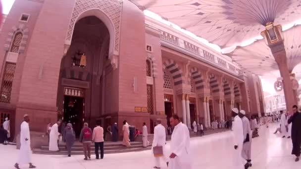 Nabawi-moskeen – stockvideo