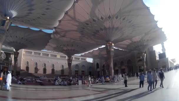 Nabawi-moskeen – stockvideo