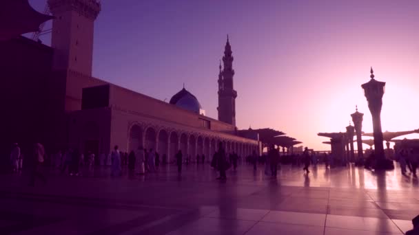 Mesquita nabawi — Vídeo de Stock