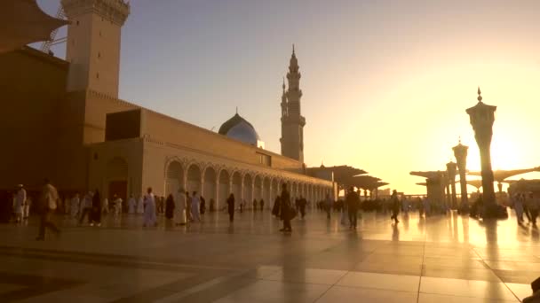 Nabawi-Moschee — Stockvideo